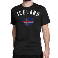 Vintage Varsity Iceland T Shirt Classic T-shirt | Artistshot