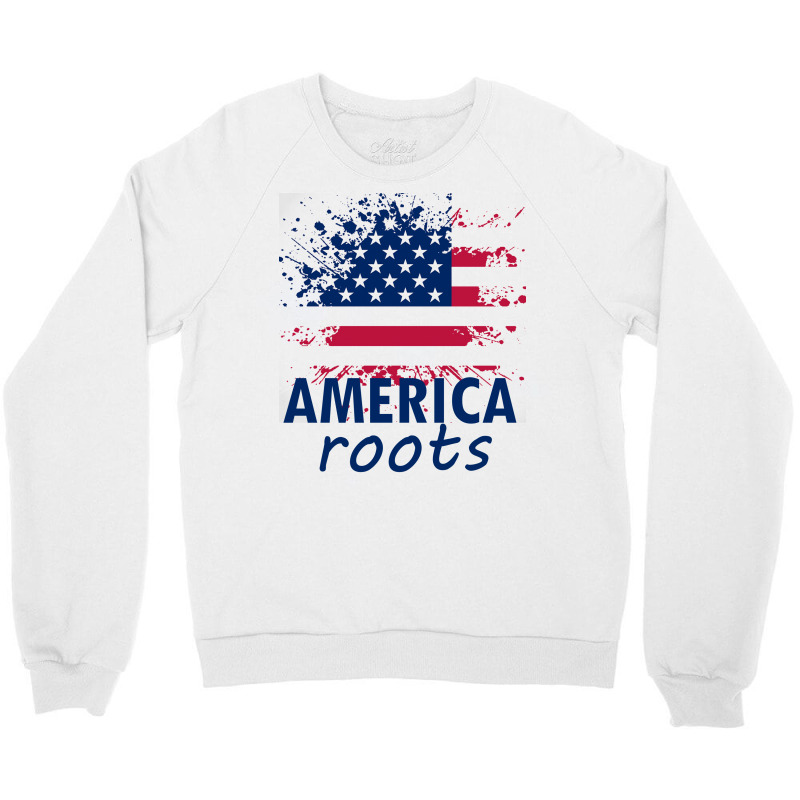 America Root Crewneck Sweatshirt by cogentprint | Artistshot