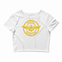 Naval Aviation Wings Patch Sweatshirt Crop Top | Artistshot