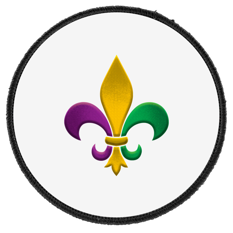 Awesome Mardi Gras Shirt New Orleans Party Idea Round Patch | Artistshot