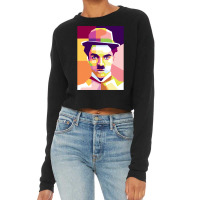 Funny Gift Chaplin Man Funny Gifts Boys Girls Cropped Sweater | Artistshot