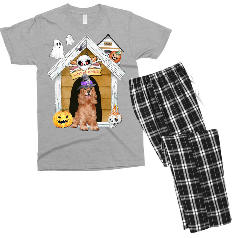 Funny Halloween Cocker Spaniel Dog T  Shirt Halloween Cocker Spaniel D Men's T-shirt Pajama Set by cauliflowermortgage | Artistshot