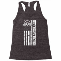 Dirt Track Racing Usa Flag American Motocross Stock Car Race T Shirt Racerback Tank | Artistshot