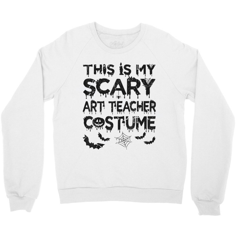 This Is My Scary Art Teacher Costume Characters Video Game Crewneck Sweatshirt | Artistshot