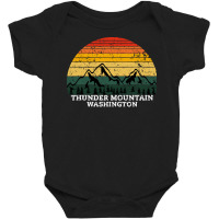 Thunder Mountain T  Shirt Thunder Mountain Washington T  Shirt Baby Bodysuit | Artistshot