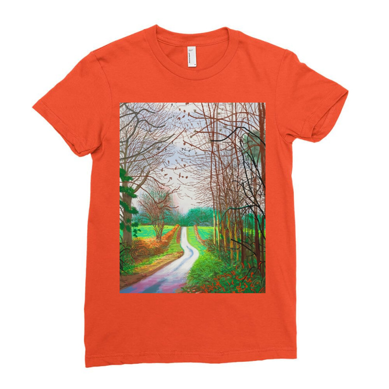 David The Arrival Spring In Woldgate Ladies Fitted T-Shirt by Kelly J | Artistshot