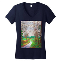 David The Arrival Spring In Woldgate Women's V-neck T-shirt | Artistshot