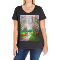 David The Arrival Spring In Woldgate Ladies Curvy T-shirt | Artistshot