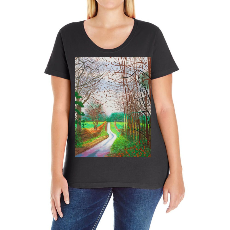 David The Arrival Spring In Woldgate Ladies Curvy T-Shirt by Kelly J | Artistshot