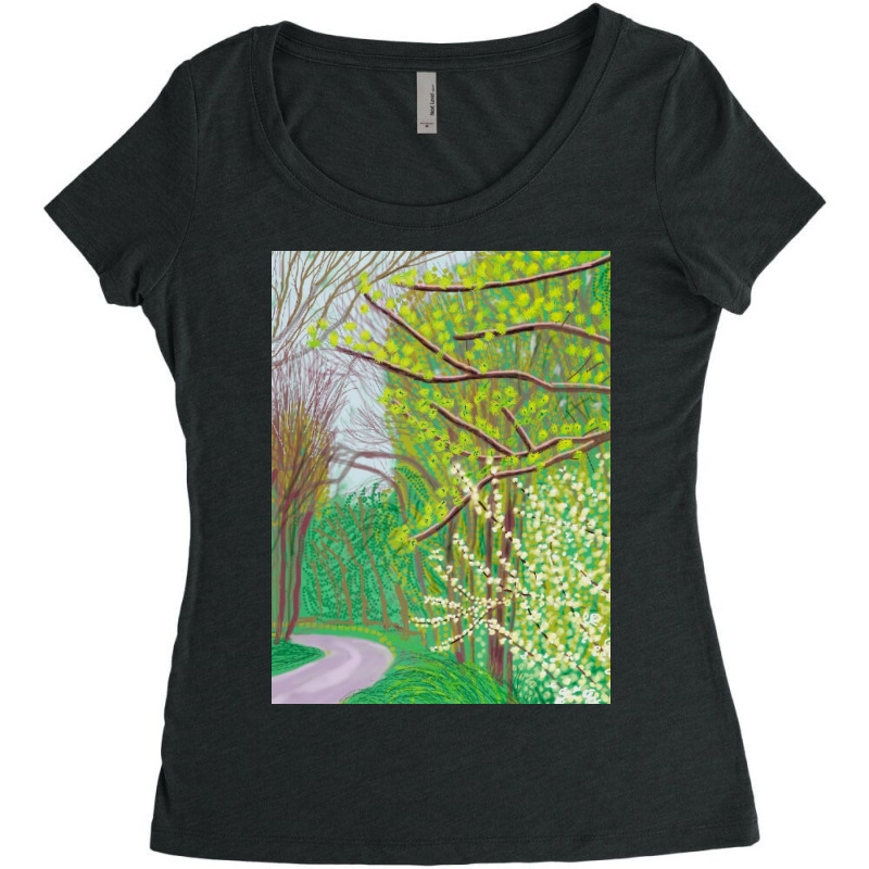 David The Arrival Of Spring In Woldgate Women's Triblend Scoop T-shirt by Kelly J | Artistshot