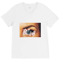 3d Eye Printing V-neck Tee | Artistshot