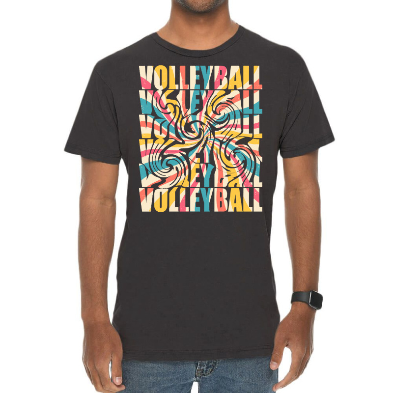 Volleyball T  Shirt Volleyball   Volleyball Colorful T  Shirt Vintage T-shirt | Artistshot