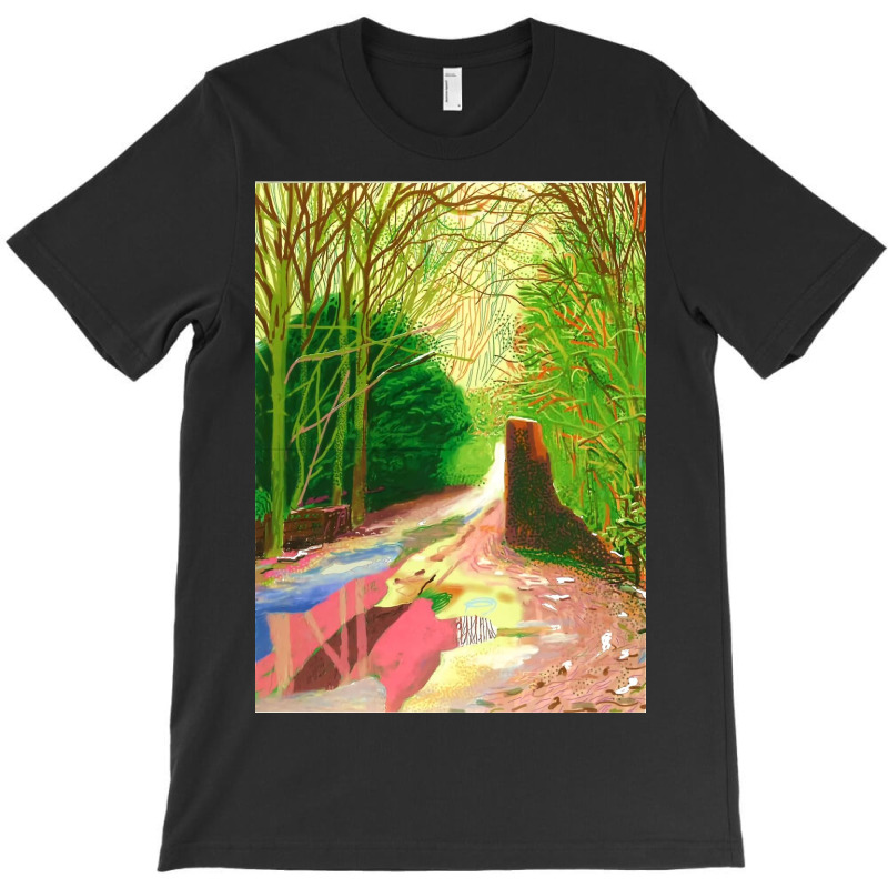 David Hockney The Arrival Of Spring T-Shirt by natashasawtell | Artistshot