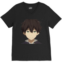 Graphic Picture Chitanda Eru Funny Gifts Men V-neck Tee | Artistshot