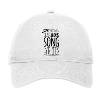 My Brain Is 80 Song Lyrics Music Lover Novelty Tee Day Gift Adjustable Cap | Artistshot