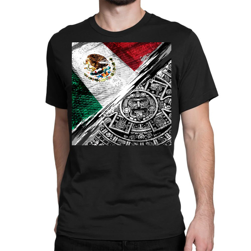 Mexiccan Aztec Cross Flag Classic T-shirt | Artistshot