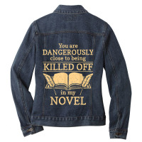 Author Writer Novelist T Shirt Copy Ladies Denim Jacket | Artistshot