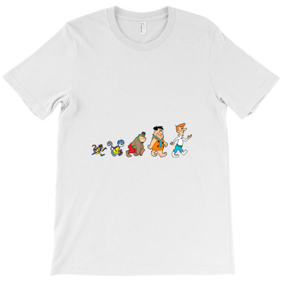 Hanna Barbera Evolution T-shirt Designed By Buatngintip