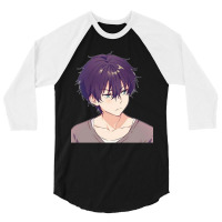 Music Vintage Anime Character Day Gift 3/4 Sleeve Shirt | Artistshot