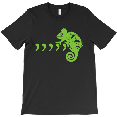 Comma Comma Iguanas T-shirt Designed By Alved Redo