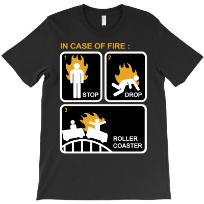 Case Of Fire Roller Coaster T-shirt Designed By Alved Redo