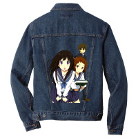 Retro Vintage Chitanda Eru Funny Gifts Men Men Denim Jacket | Artistshot