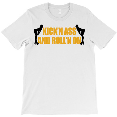 Roller Derby Roll'n On T-shirt Designed By Alved Redo