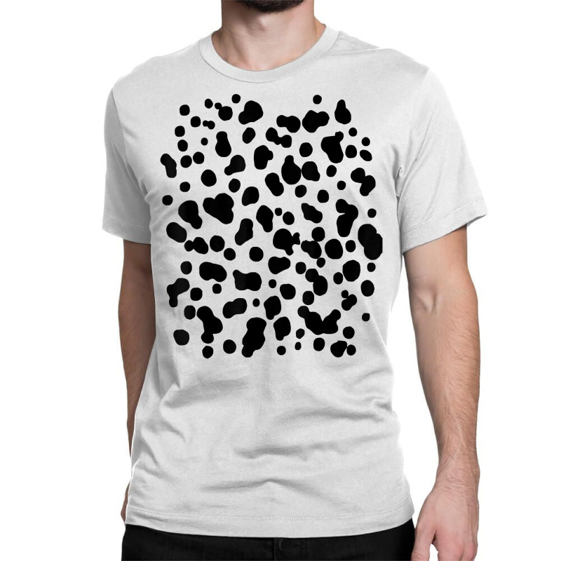 Dalmatian Dog Owner Polka Dot Print Dalmatian Print Dog Spot T-Shirt