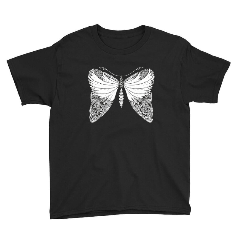 Butterfly Illustration Youth Tee by Zentura | Artistshot