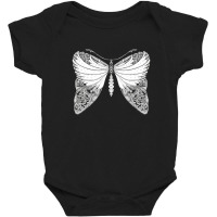 Butterfly Illustration Baby Bodysuit | Artistshot