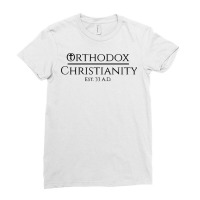 Orthodox Christianity Est. 33 A.d. Long Sleeve T Shirt Ladies Fitted T-shirt | Artistshot