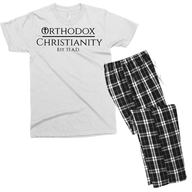 Orthodox Christianity Est. 33 A.d. Long Sleeve T Shirt Men's T-shirt Pajama Set | Artistshot