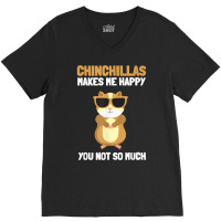 Chinchilla Viscacha Cage Animals And Ground Squirrels T Shirt V-neck Tee | Artistshot