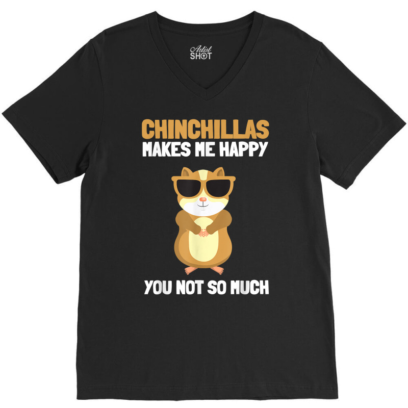 Chinchilla Viscacha Cage Animals And Ground Squirrels T Shirt V-neck Tee | Artistshot