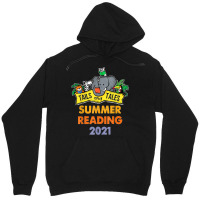 Summer Reading 2021 Tails And Tales Librarian Prize Unisex Hoodie | Artistshot