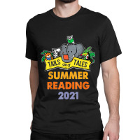 Summer Reading 2021 Tails And Tales Librarian Prize Classic T-shirt | Artistshot