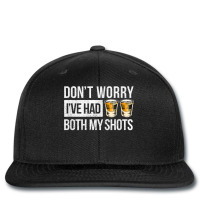 Don't Worry I've Had Both My Shots Vaccination Party Whiskey Video Gam Printed Hat | Artistshot