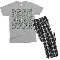 Halloween Pattern Design T  Shirt Light Green Halloween Pattern T  Shi Men's T-shirt Pajama Set | Artistshot