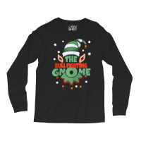 The Bull Fighting Gnome Funny Christmas Pajama Family Long Sleeve Shirts | Artistshot