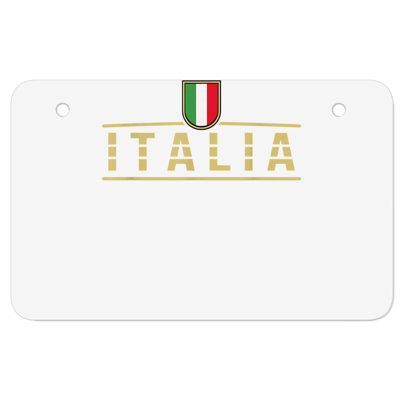 Soccer Italia Italian Flag Italy T Shirt Atv License Plate | Artistshot