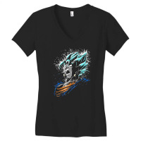 Goku Powder Women's V-neck T-shirt | Artistshot