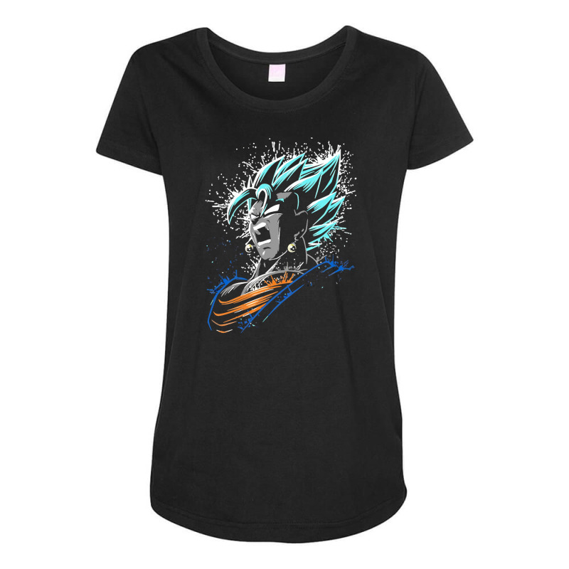 Goku Powder Maternity Scoop Neck T-shirt by laylatul | Artistshot