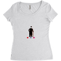 Charlie Chaplin Women's Triblend Scoop T-shirt | Artistshot