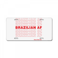 Brazilian Af License Plate | Artistshot