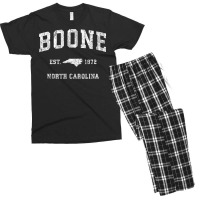 Boone North Carolina Nc Vintage Athletic Sports Design T Shirt Men's T-shirt Pajama Set | Artistshot