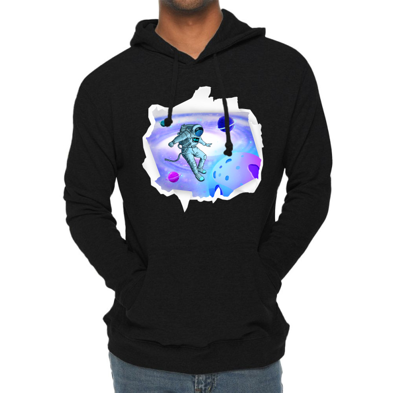 Astronauts Star Cosmosae Technology Lightweight Hoodie by Nicole Tees | Artistshot