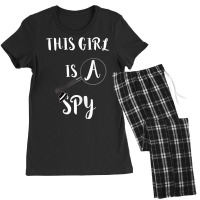 This Girl Is A Spy Costume Investigate Detective T Shirt Women's Pajamas Set | Artistshot