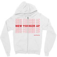 New Yorker Af Zipper Hoodie | Artistshot