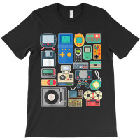 80s 90s Video Game Retro Vintage Classic Arcade Painting T-shirt | Artistshot