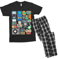 80s 90s Video Game Retro Vintage Classic Arcade Painting Men's T-shirt Pajama Set | Artistshot